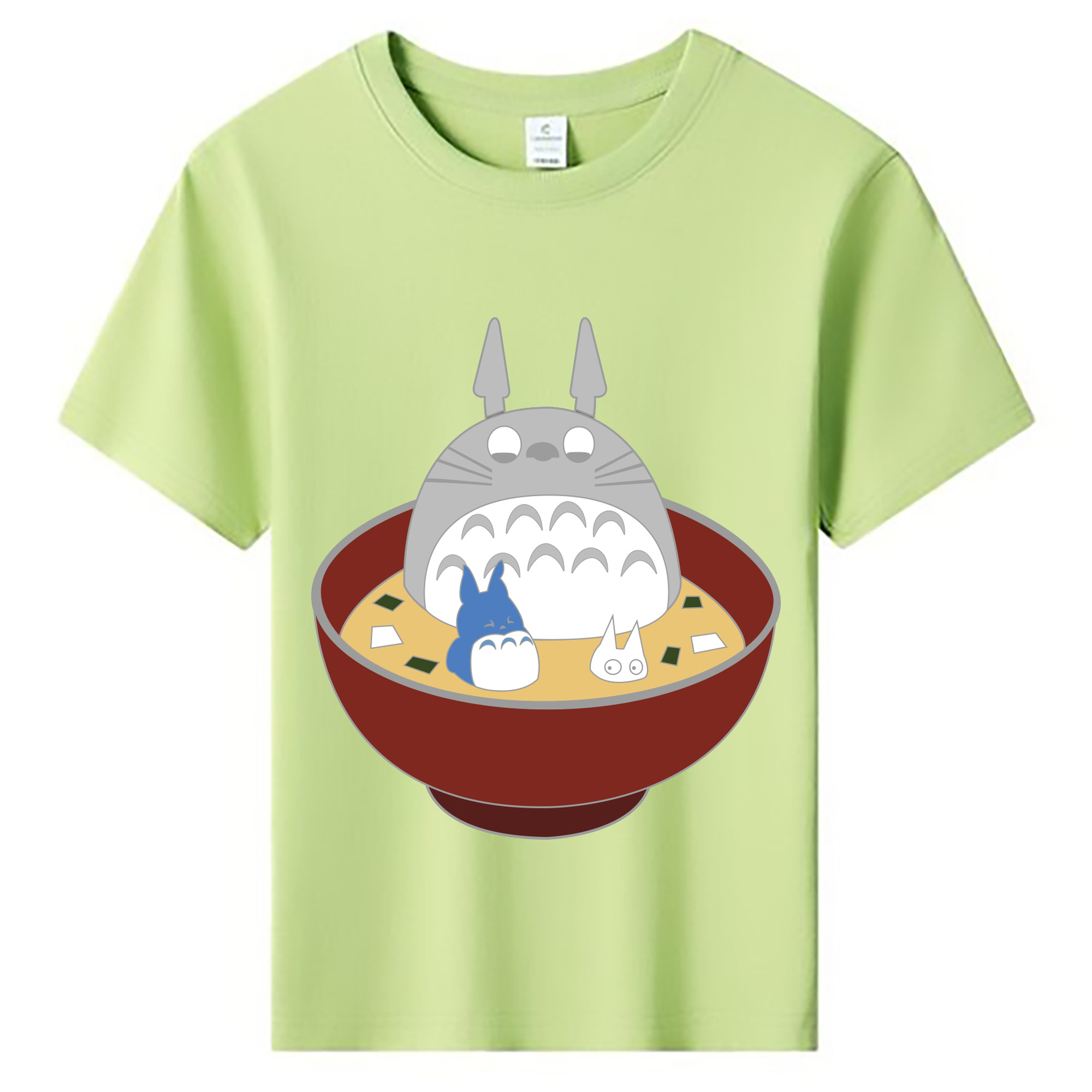 （画像用） となりのトトロ 草壁メイ 草壁サツキ My Neighbor Totoro Satsuki Kusakabe Mei Kusakabe 綿100％キッズTシャツ（フロントプリント）